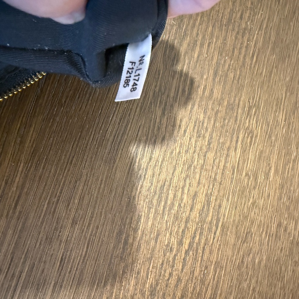 Coach Black Leather Wristlet with Gold Accents - Picture 5 of 7